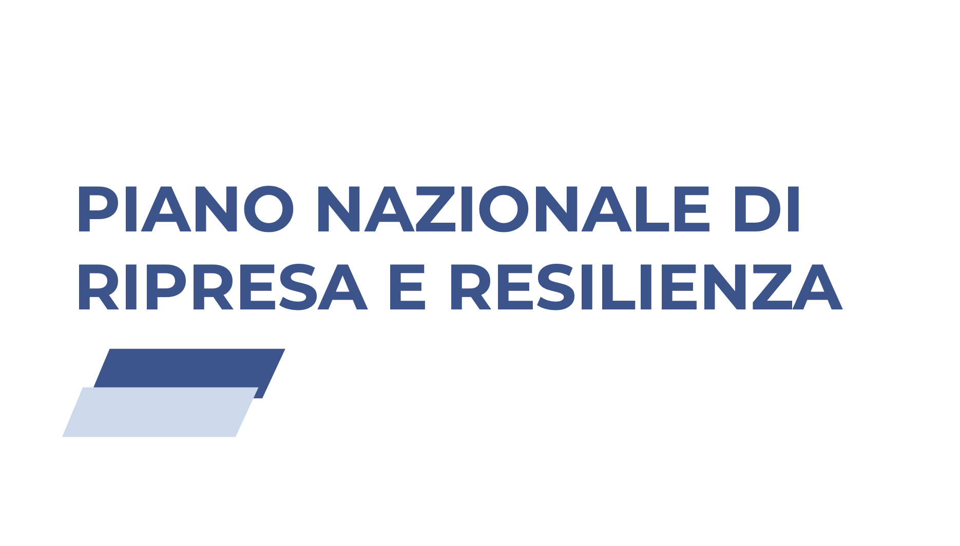 piano nazionale di ripresa e resilienza